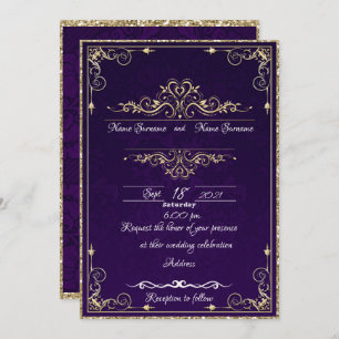 Violettgold Einladung
