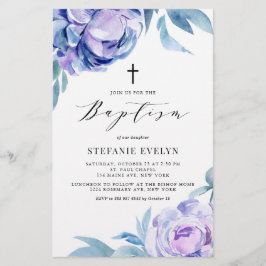 Violettmehl Blume Taufe