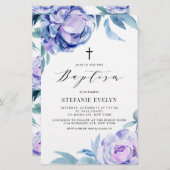 Violettmehl Blume Taufe (Vorne/Hinten)