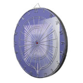 Violettquadrat Blume Dartscheibe (Vorderseite rechts)