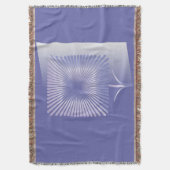 Violettquadrat Blume Decke (Vorderseite Vertikal)