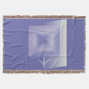 Violettquadrat Blume Decke