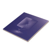 Violettquadrat Blume Fliese (Seite)
