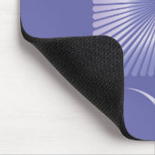 Violettquadrat Blume Mousepad (Ecke)