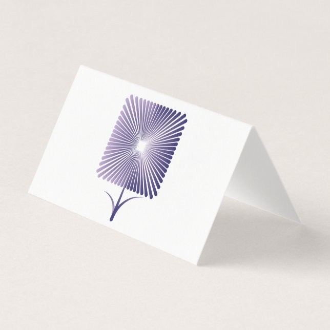 Violettquadrat Blume nb (Vorderseite)