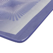 Violettquadrat Blume Schneidebrett (Ecke)