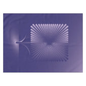 Violettquadrat Blume Tischdecke (Vorderseite (Horizontal))