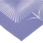 Violettquadrat Blume Tischdecke (Schrägansicht)