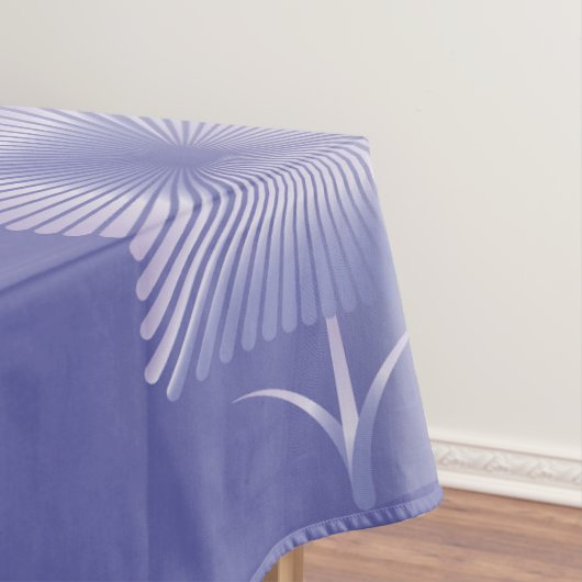 Violettquadrat Blume Tischdecke (Beispiel)
