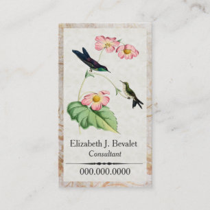 Violettrücken-Dornschnabel-Kolibri-Geschäftskarten Visitenkarte
