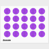 Violettschokolade Chip Cookies Hütte Sticker (Blatt)