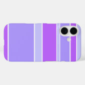 Violettstreifen Case-Mate iPhone Hülle (Rückseite (Horizontal))
