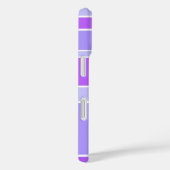 Violettstreifen Case-Mate iPhone Hülle (Rückseite / Rechts)