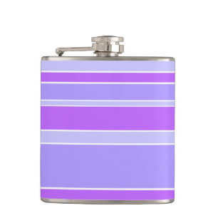 Violettstreifen Flachmann