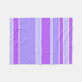 Violettstreifen Fleecedecke (Vorderseite (Horizontal))