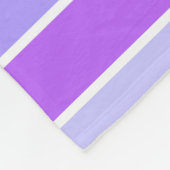 Violettstreifen Fleecedecke (Ecke)