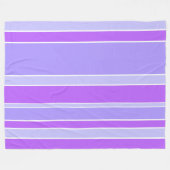 Violettstreifen Fleecedecke (Vorderseite (Horizontal))