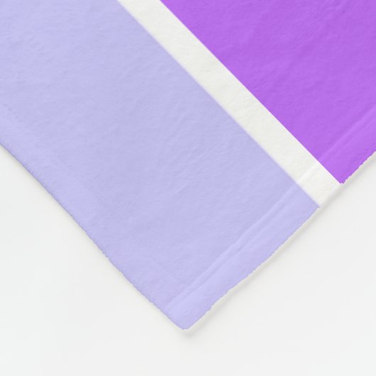 Violettstreifen Fleecedecke (Ecke)