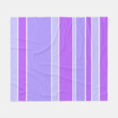 Violettstreifen Fleecedecke (Vorderseite (Horizontal))