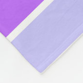 Violettstreifen Fleecedecke (Ecke)