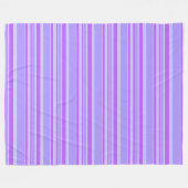 Violettstreifen Fleecedecke (Vorderseite (Horizontal))