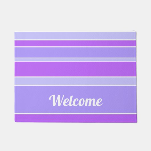 Violettstreifen Fußmatte (Vorderseite)