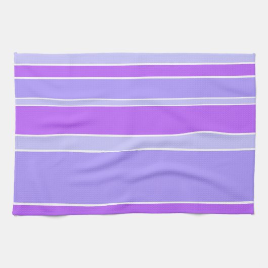 Violettstreifen Geschirrtuch (Horizontal)
