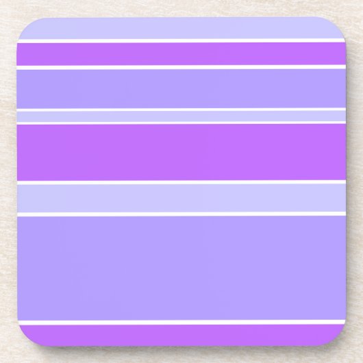 Violettstreifen Getränkeuntersetzer (Vorderseite)