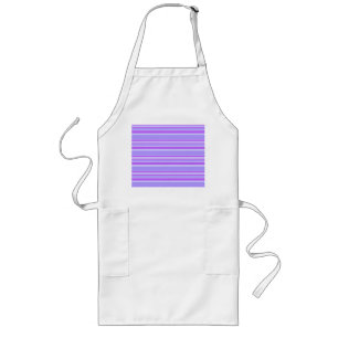 Violettstreifen Lange Schürze