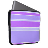 Violettstreifen Laptopschutzhülle (Vorne Rechts)