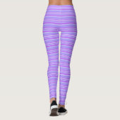 Violettstreifen Leggings (Rückseite)
