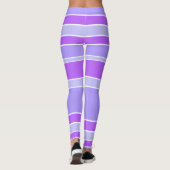 Violettstreifen Leggings (Rückseite)