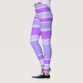 Violettstreifen Leggings (Links)