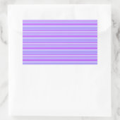 Violettstreifen Rechteckiger Aufkleber (Tasche)