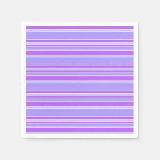 Violettstreifen Serviette (Vorderseite)