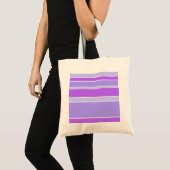 Violettstreifen Tragetasche (Vorderseite (Produkt))