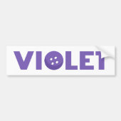 Violetttasten-Autoaufkleber Autoaufkleber (Vorne)