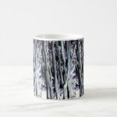 Violettwald Baum Lila Graue Kunst Fotografie Kaffeetasse (Mittel)