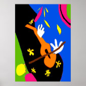 Violin Abstractcello Poster (Vorne)