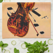 Violin American MoJo Küchentuch (Gefaltet)