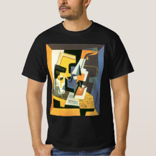Violin and Glass by Juan Gris, Vintage Cubism T-Shirt