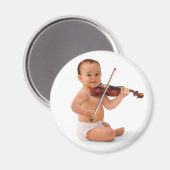 Violin Baby Magnet (Vorderseite/Rückseite)
