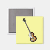 Violin Bass Guitar Magnet (Vorderseite/Rückseite)