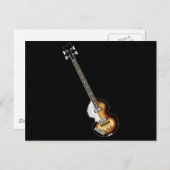 Violin Bass Guitar Postkarte (Vorne/Hinten)