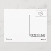 Violin Bass Guitar Postkarte (Rückseite)