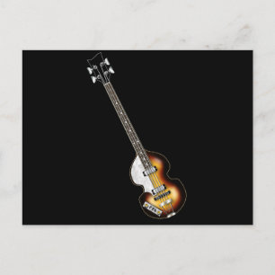 Violin Bass Guitar Postkarte