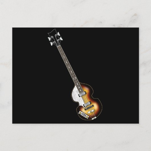 Violin Bass Guitar Postkarte (Vorderseite)