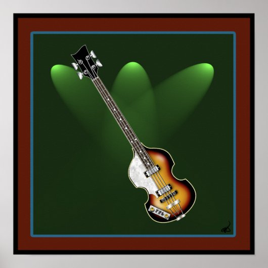 Violin Bass Poster (Vorne)