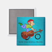 VIOLIN BIKE-MAGNET MAGNET (Vorderseite/Rückseite)