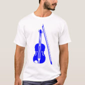 Violin - Blau T-Shirt (Vorderseite)